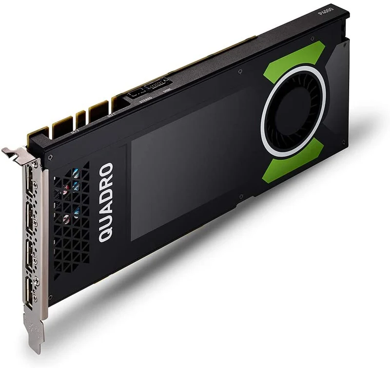 Nvidia Quadro P4000 8Gb GDDR5 Scheda video professionale per il VR rendering modellazione 3D Supporto per il 5k e transcodifica live multiflusso