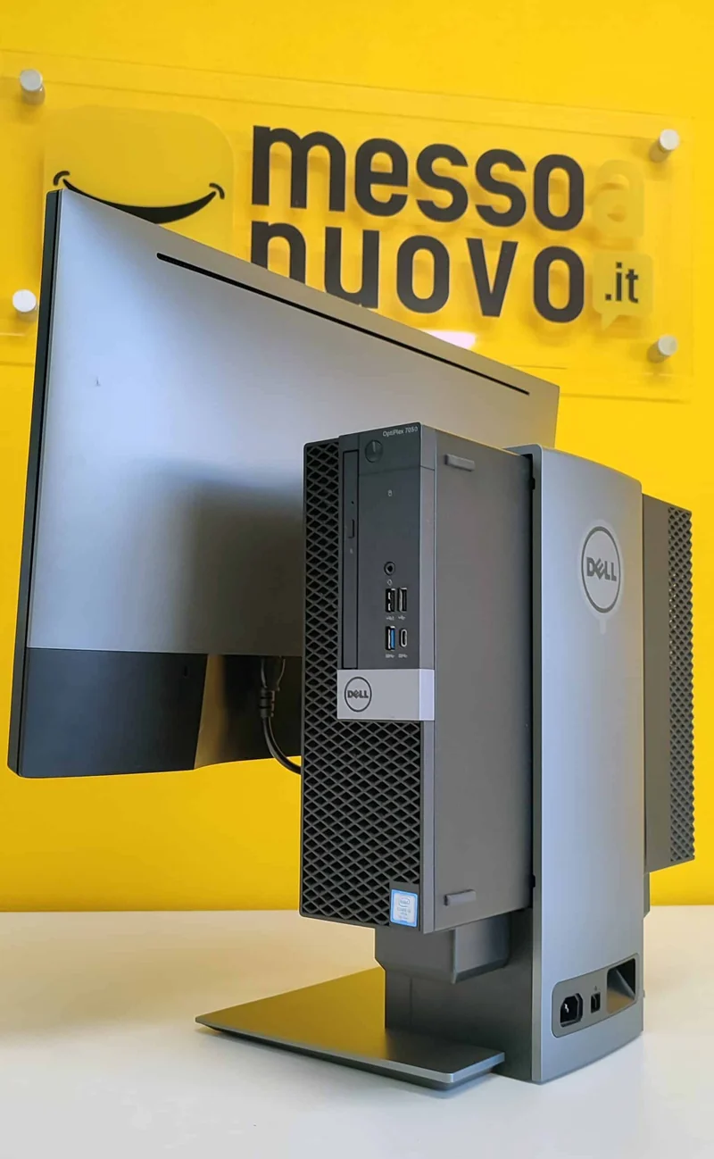 All In One Dell OptiPlex 3050 sff | Intel Core i Sesta Gen | 16Gb Ram | SSD 256/512Gb | Windows 11 Pro + Monitor Dell U2713HM 27″ WQHD