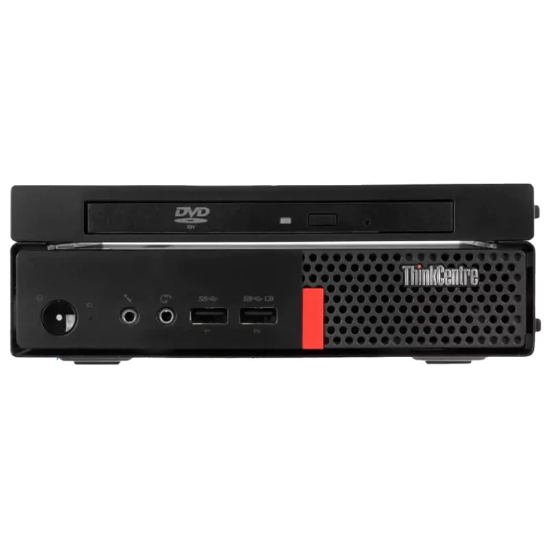 Lenovo ThinkCentre M910Q PC Ricondizionato USDT | Intel Core i5-6500T | Windows 11 Pro Display Port Ultra-Compatto e Potente Attacco VESA Lettore DVD