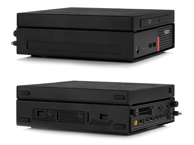 Lenovo ThinkCentre M910Q PC Ricondizionato USDT | Intel Core i5-6500T | Windows 11 Pro Display Port Ultra-Compatto e Potente Attacco VESA Lettore DVD