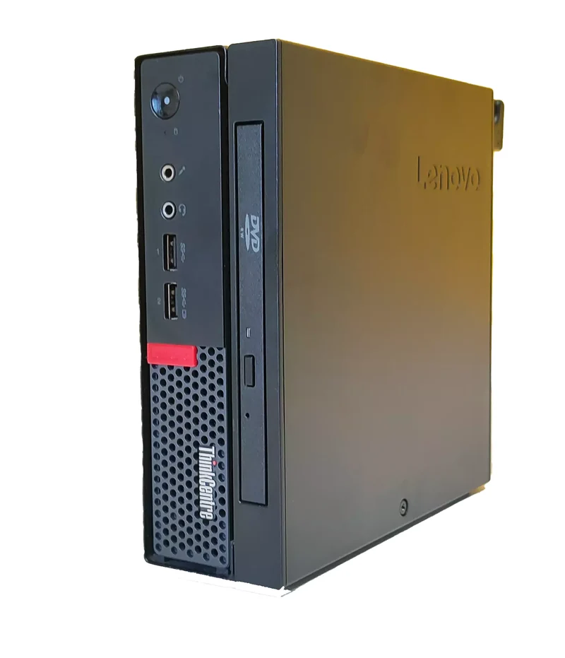 Lenovo ThinkCentre M910Q PC Ricondizionato USDT | Intel Core i5-6500T | Windows 11 Pro Display Port Ultra-Compatto e Potente Attacco VESA Lettore DVD