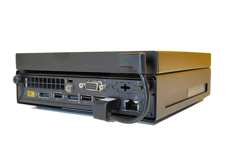 Lenovo ThinkCentre M910Q PC Ricondizionato USDT | Intel Core i5-6500T | Windows 11 Pro Display Port Ultra-Compatto e Potente Attacco VESA Lettore DVD