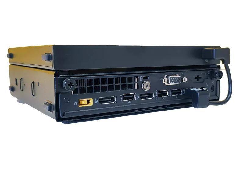 Lenovo ThinkCentre M910Q PC Ricondizionato USDT | Intel Core i5-6500T | Windows 11 Pro Display Port Ultra-Compatto e Potente Attacco VESA Lettore DVD