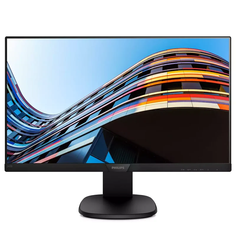 Philips 243S7 24" Monitor 1920x1080 Pixel FullHD IPS Tempo di risposta 4ms Luminosità 250 cd/m² VGA Display Port Ricondizionato di Alta Qualità
