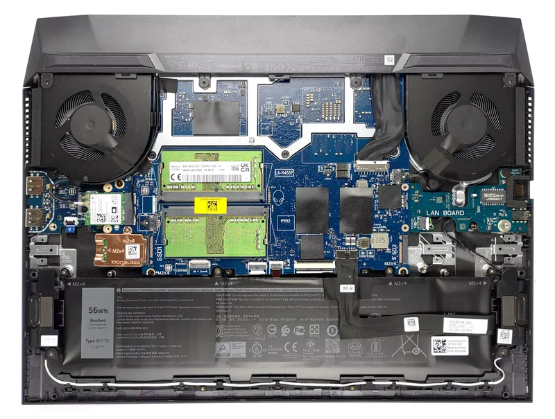 Dell G15 5511 Notebook Gaming 15.6" FullHD | Intel Core i7-11800H | Ram 16GB | SSD NVMe 1TB | Nvidia RTX 3060 | Wi-Fi Bluetooth HDMI Windows 11 Pro