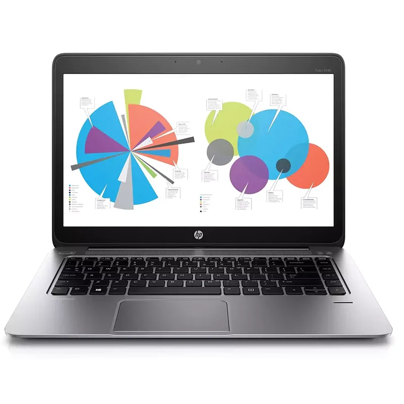 HP EliteBook Folio UltraBook 1040 G2 14" 1600x900 pixel | Intel Core i5-5300U 2.3Ghz | Ram 8Gb | SSD 512Gb | Windows 10 Pro Grado B