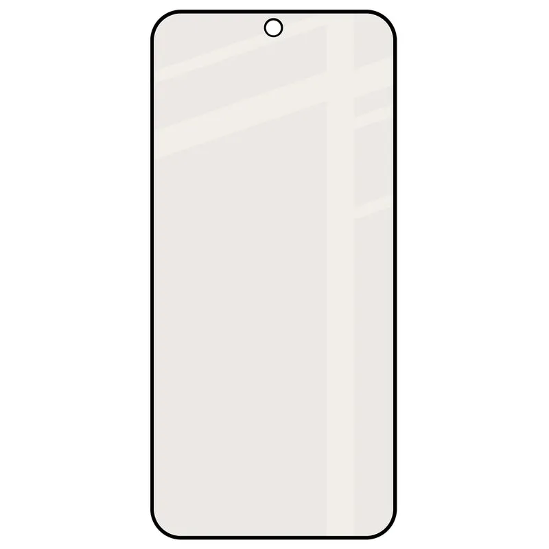 Mattes Hartglas für Xiaomi 17T, Bizon Glass Matte, Schwarzer Rahmen