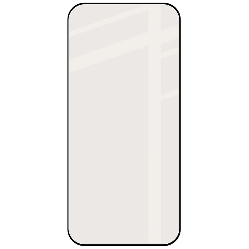 Mattes Hartglas für Honor 600 Lite 5G, Bizon Glass Matte, Schwarzer Rahmen