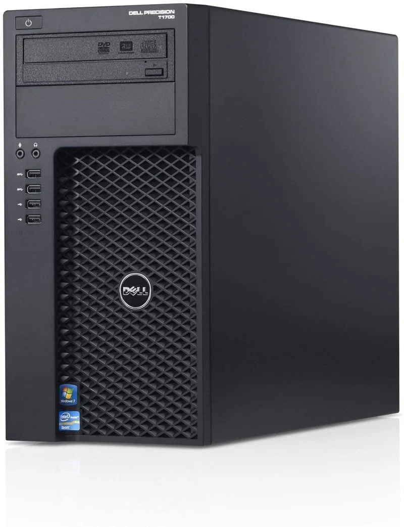 Dell Precision WORKSTATION T1700 MT | Intel Xeon E3-1225 v3 3.2Ghz | 16 GB RAM | SSD 256Gb + 500Gb | Nvidia Quadro 600 | Windows 10 Pro