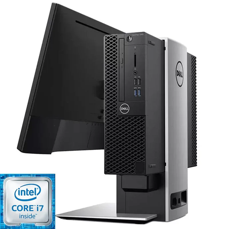DELL OptiPlex 7060 All In One | Intel Core 8Gen | Ram 16GB | SSD 512GB | Monitor Dell U2713HM 27" 2K WiFi Bluetooth Windows 11 Pro con Stand OSS17