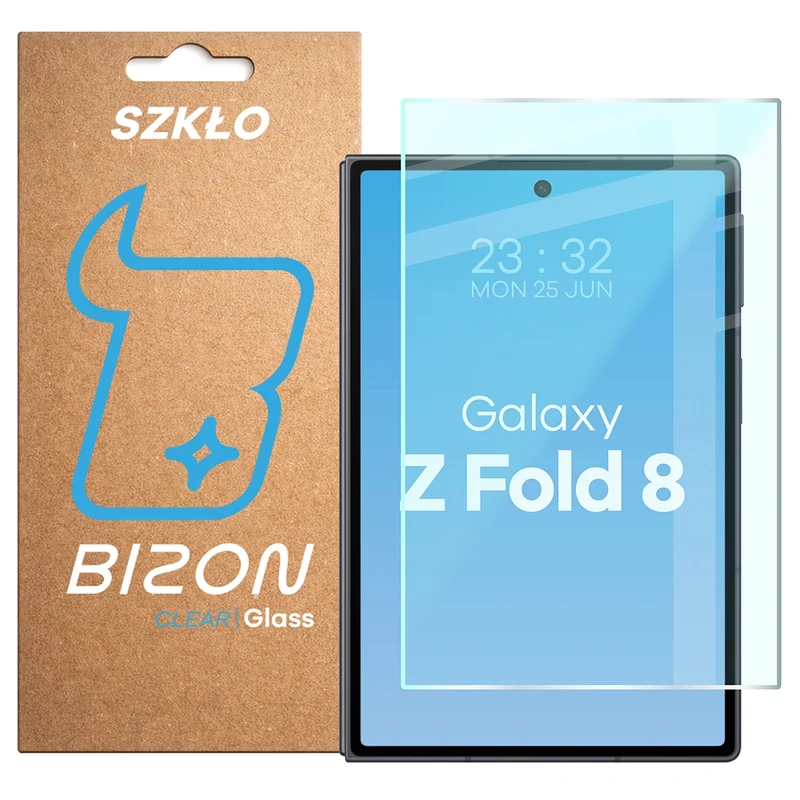 Gehärtetes Glas für Galaxy Z Fold8, Bizon Glass Clear