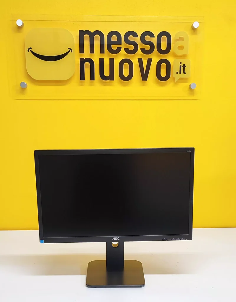 AOC 22P1W - Monitor LED 1920x1080 Pixel Full HD Tempo di risposta 5ms Casse incluse USB DVI VGA HDMI Display Port