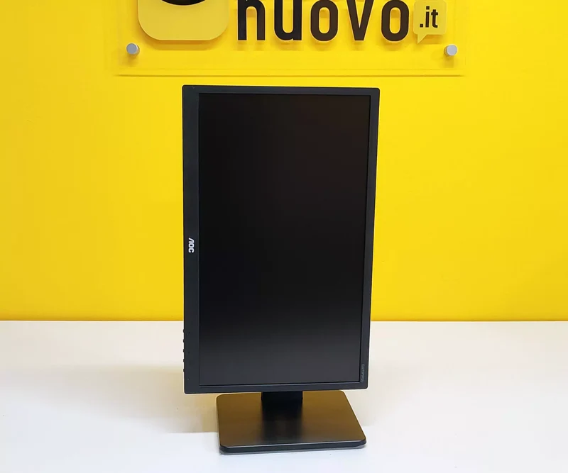 Monitor AOC 2275W Ricondizionato - 1920x1080 Pixel Full HD TN, Design Elegante, Consumo Ridotto VGA DVI HDMI Display Port 200nit contrasto 700:1
