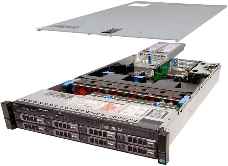 Dell PowerEdge R720 Server Rack 2U | 2x Intel Xeon E5-2660 | Ram 128GB | Hard Disk 2x2TB | RAID Controller H710 | 8 Bay 3.5" Windows Server 2019 Il server perfetto per la tua infrastruttura IT