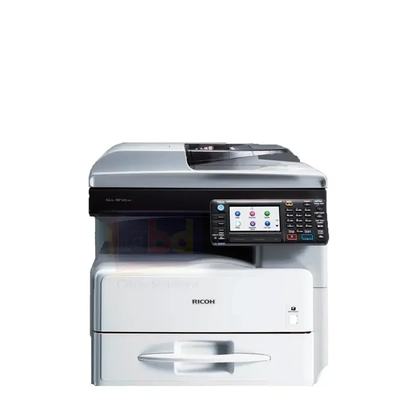 Ricoh Aficio MP 301SPF Stampante Multifunzione A4 Monocromatica B/N 600DPI 30PPM Rete Fax Duplex Fronte/Retro automatico