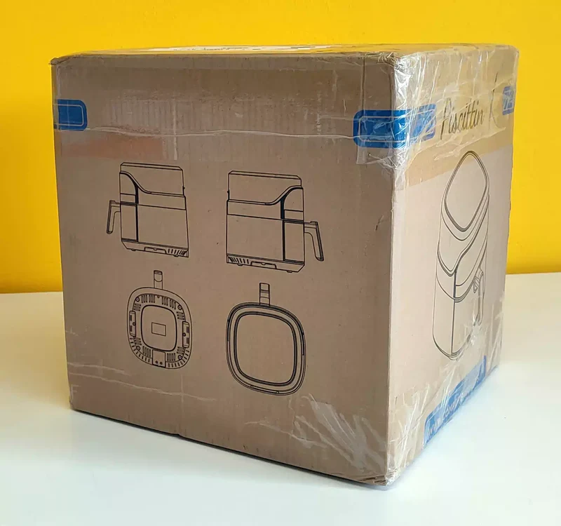 Friggitrice ad aria Piscittina 5.5L 1500W 8 Programmi pre-impostati Touch Screen Wi-Fi App dedicata Garanzia 2 anni friggi senza grassi
