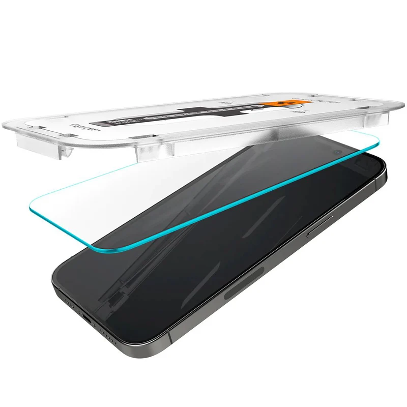 Glas für die Schutzhülle Spigen Glas.tR EZ Fit 2-Pack für iPhone 14 Pro