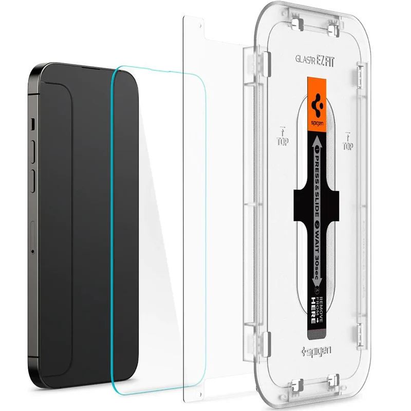 Glas für die Schutzhülle Spigen Glas.tR EZ Fit 2-Pack für iPhone 14 Pro