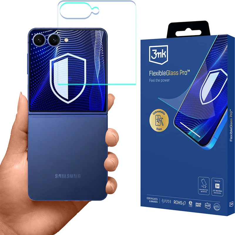 Hybridglas für Galaxy Z Flip8, 3mk FlexibleGlass Pro