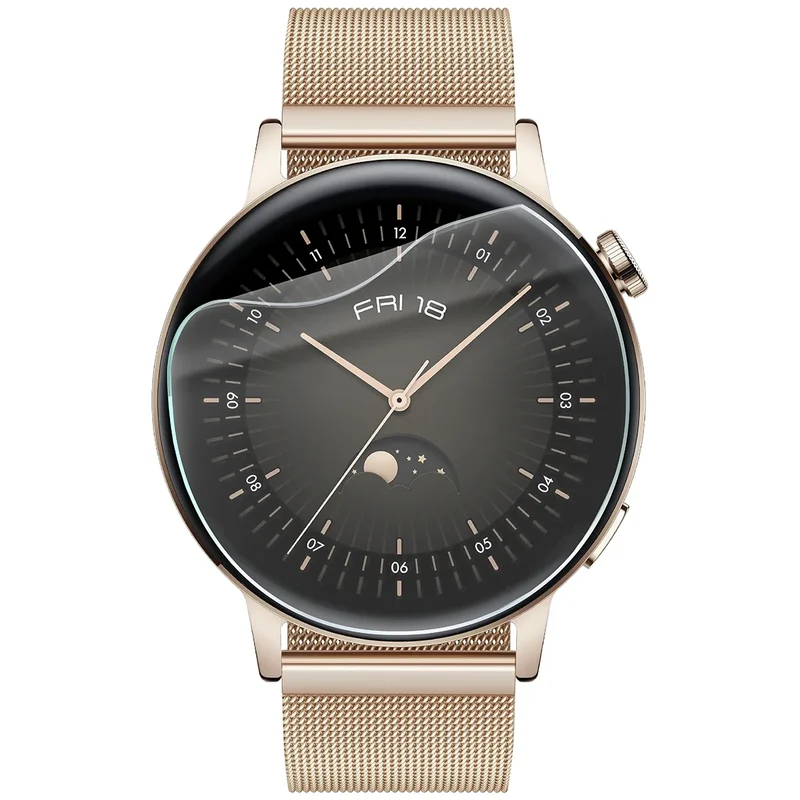 Schutzfolie für den Bildschirm für Huawei Watch GT 3 42 mm Elegant, Bizon Watch HydroFlex, 6 Stück