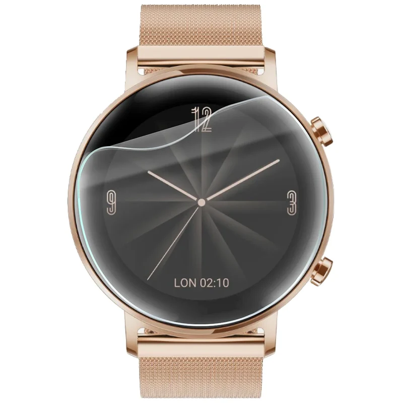 Schutzfolie für den Bildschirm für Huawei Watch GT 2 42 mm, Bizon Watch HydroFlex, 6 Stück