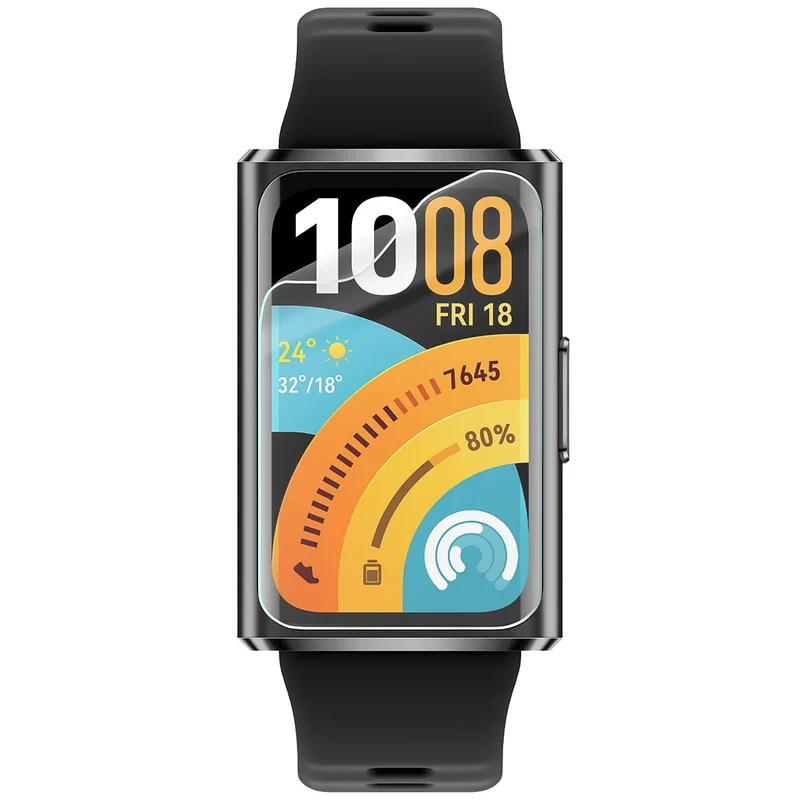 Schutzfolie für den Bildschirm für Huawei Band 11 Pro, Bizon Watch HydroFlex, 6 Stück