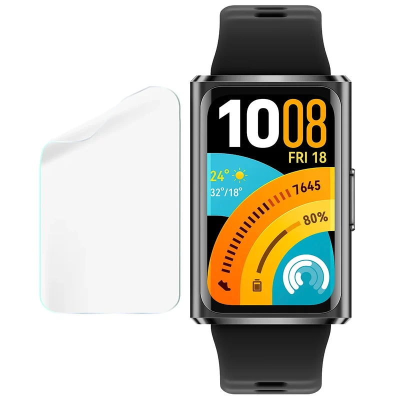 Schutzfolie für den Bildschirm für Huawei Band 11 Pro, Bizon Watch HydroFlex, 6 Stück