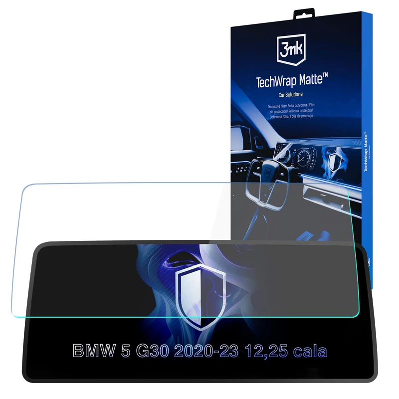 Matte Schutzfolie für den Navigationsbildschirm für BMW 5 G30 12,25" (2020 - 2023), 3mk TechWrap Matte