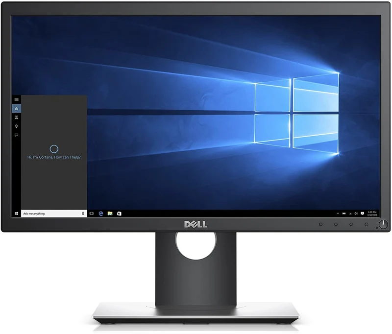 DELL P2017H Monitor LED 19.5" 1600x900 Pixel HD 16:9 Luminosità 250cd/m2 Contrasto 1000:1 Tempo di risposta 6ms Hub USB 3
