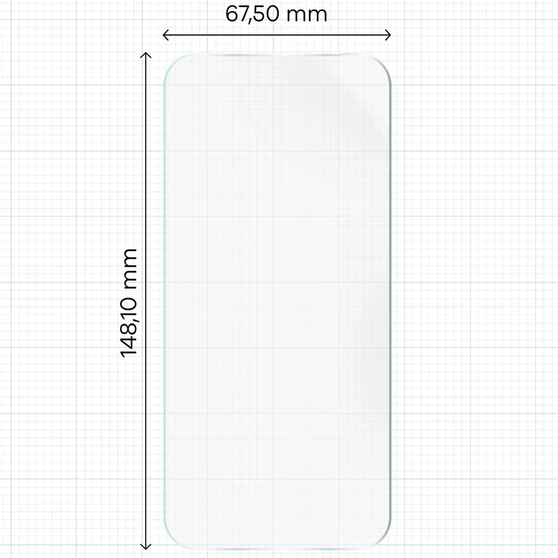 Hydrogel Folie für den Bildschirm für Oppo Reno16 / Reno16 Pro 5G, Bizon Film Hydrogel Front, 1 Stück