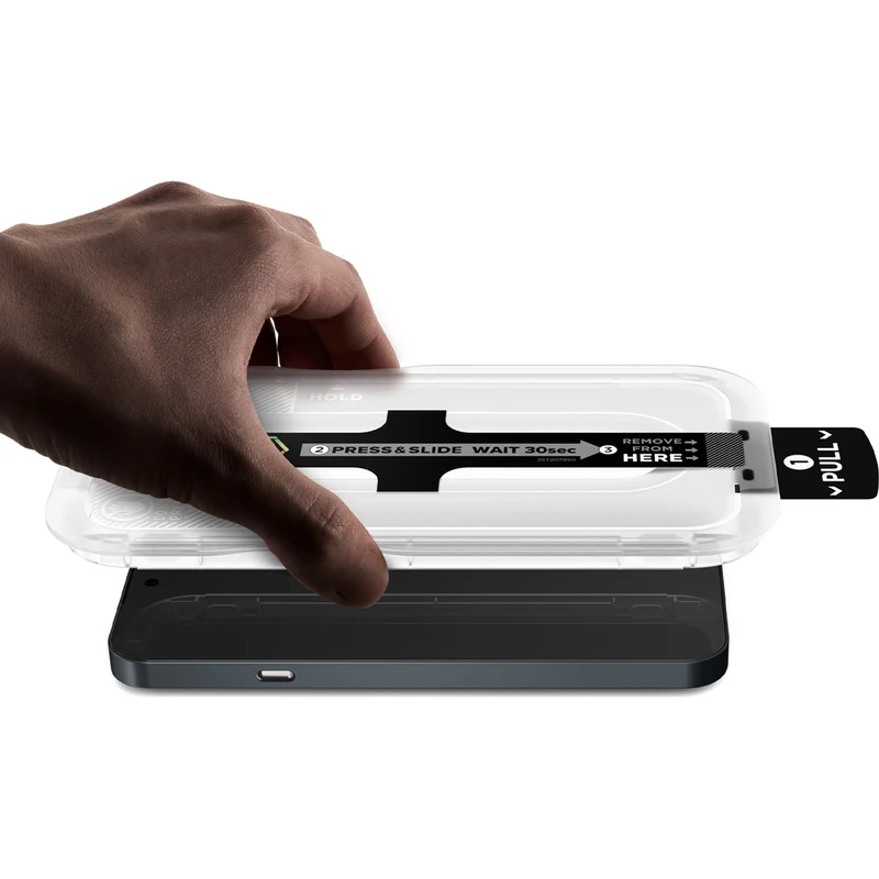 Glas + Applikator für Nothing Phone 4a, Spigen Glas.tR EZ Fit Pro 2-Pack (AC)