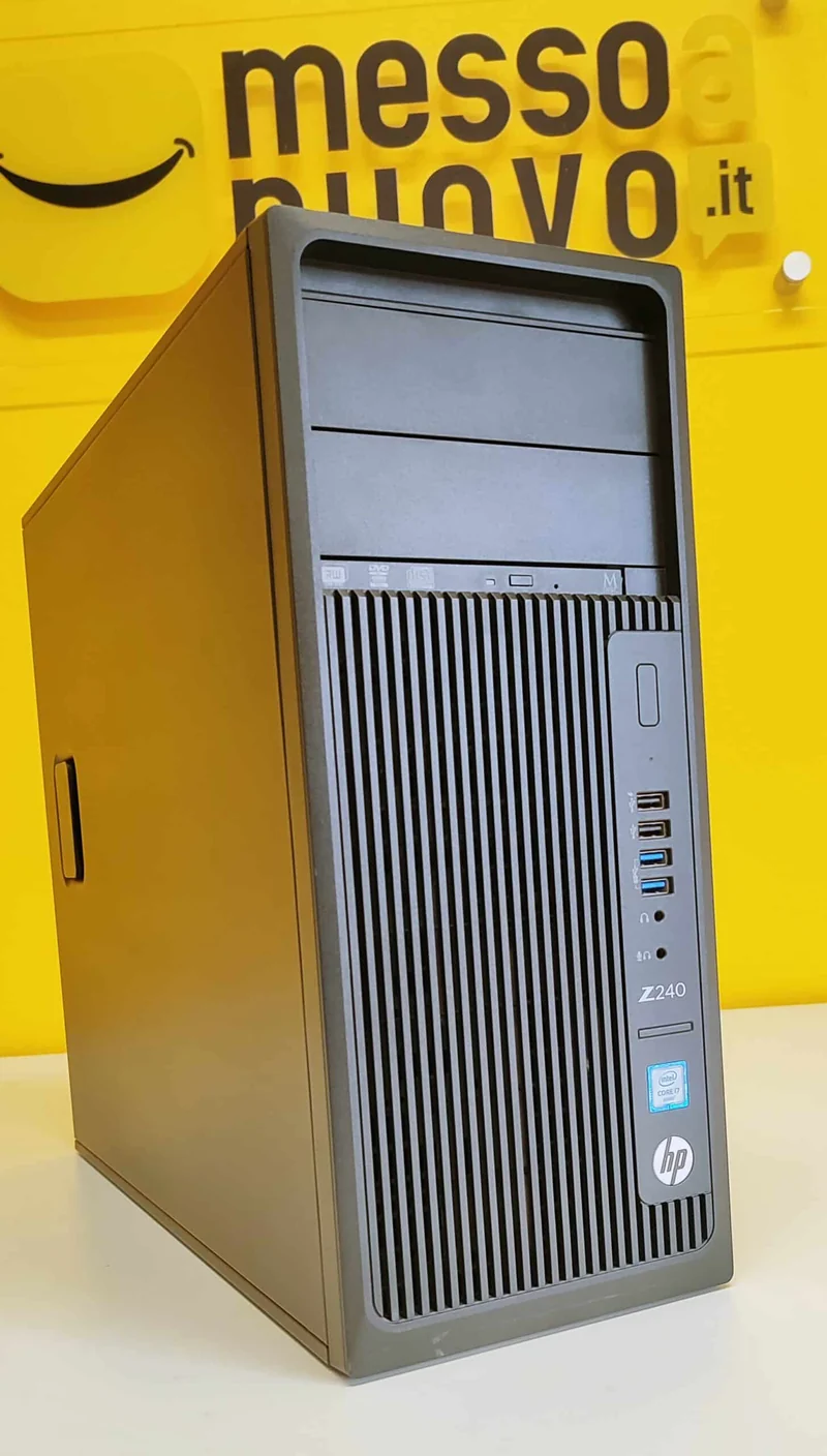 HP Z240 Workstation | Intel Core i7-6700 3.4Ghz | Ram 16/32 Gb | SSD NVME 256Gb + 3Tb | Windows 11 Pro Pensata per facilitare il tuo lavoro