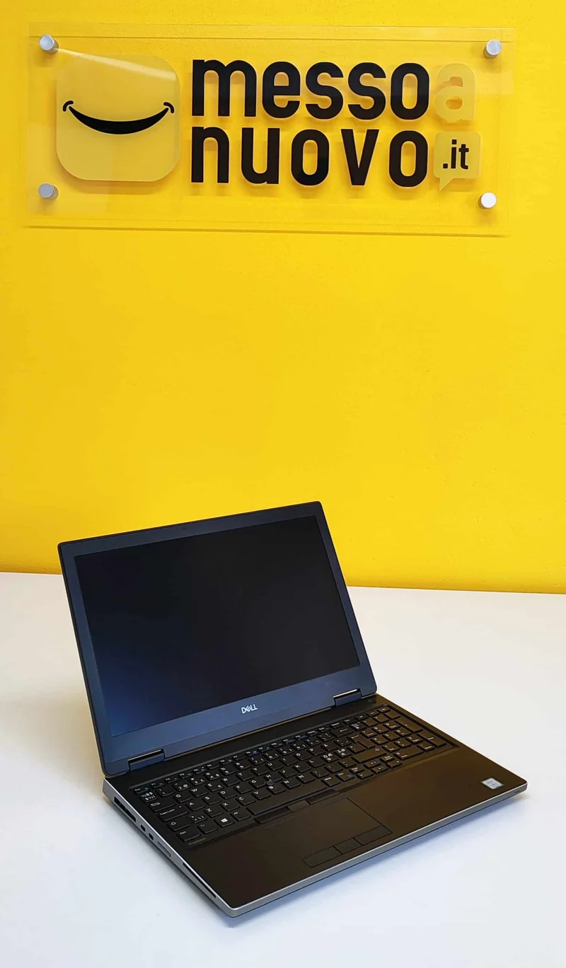 Dell Precision 7530 Notebook 15.6" FullHD | Intel Core i7-8850H 6Core | Ram 32Gb | SSD 512Gb | Nvidia Quadro P2000 4Gb | Windows 11 Pro Un notebook potente e pronto a tutto