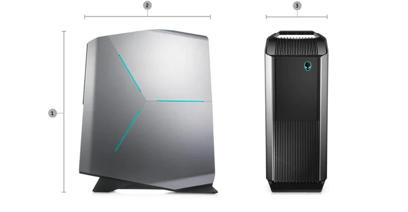 Bundle Gaming Dell Alienware Aurora R7 PC Gaming | Intel Core i7-8700 6 Cores | Ram 64Gb | SSD NVMe 512Gb + 2Tb | Nvidia GTX 1080Ti 11GB | Windows 11 Pro + Monitor Dell U2717 27" QuadHD 2K IPS