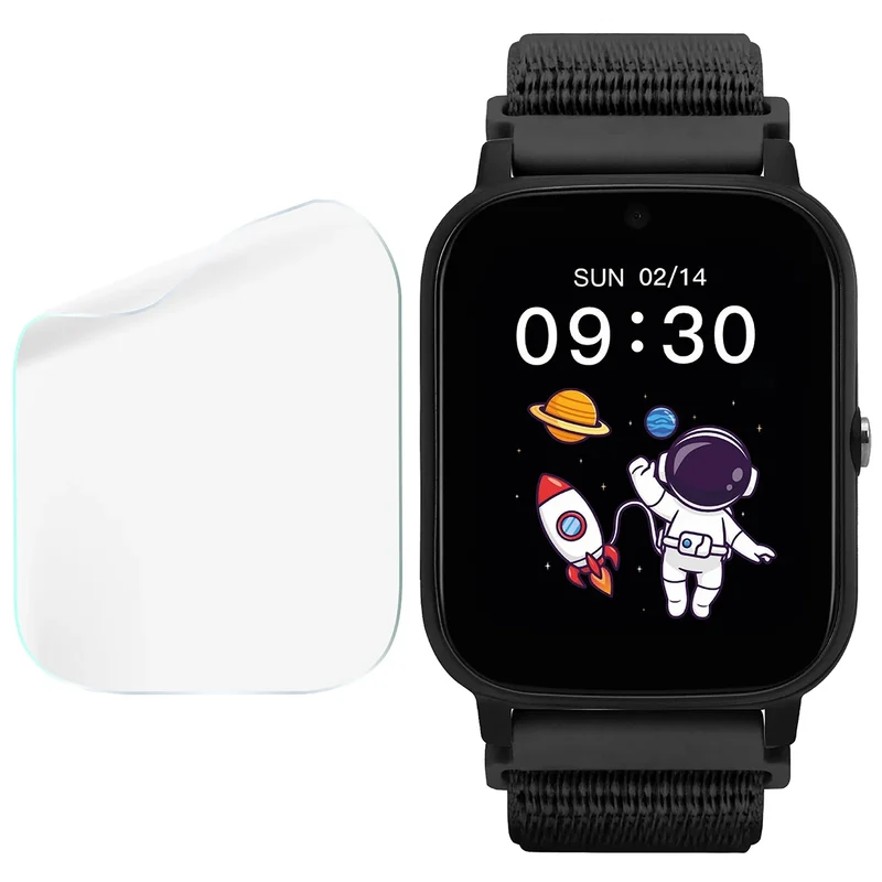Schutzfolie für den Bildschirm für Garett Kids Tech 4G, Bizon Watch HydroFlex, 6 Stück