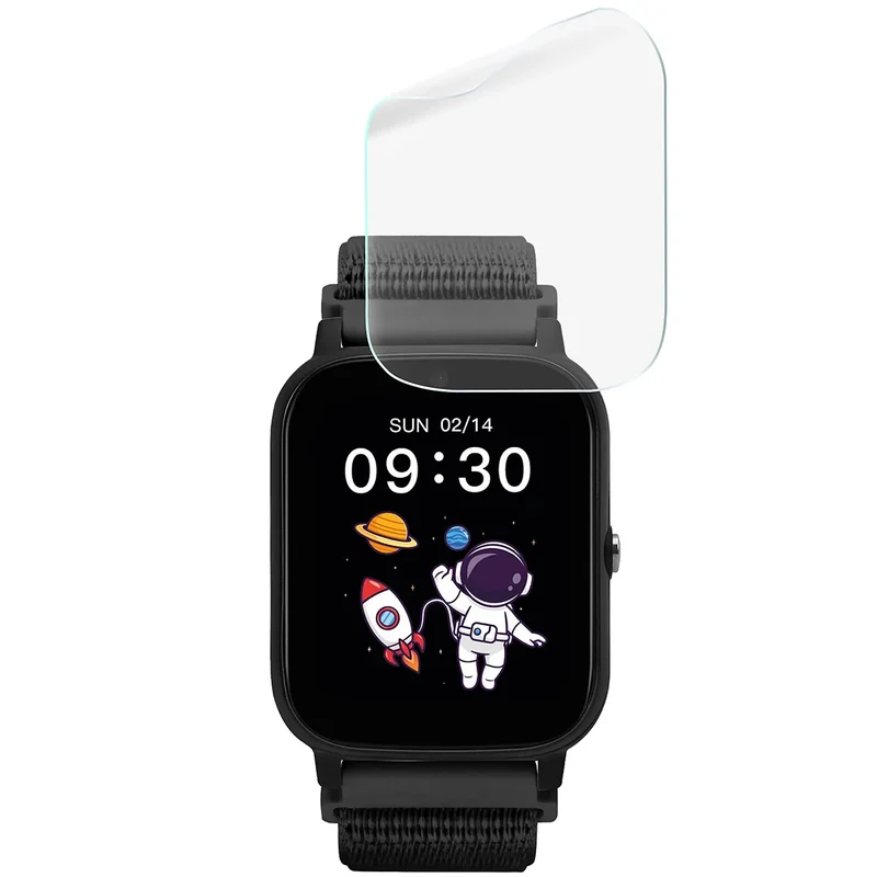Schutzfolie für den Bildschirm für Garett Kids Tech 4G, Bizon Watch HydroFlex, 6 Stück
