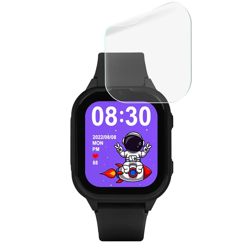 Schutzfolie für den Bildschirm für Garett Kids Sun Ultra 4G, Bizon Watch HydroFlex, 6 Stück