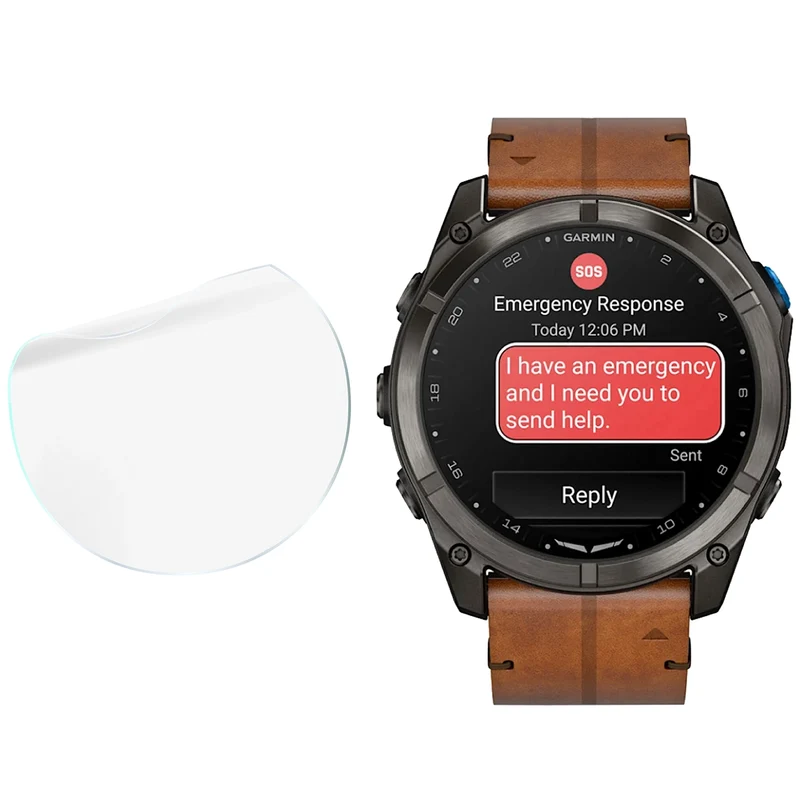 Schutzfolie für den Bildschirm für Garmin D2 Mach 2 Pro, Bizon Watch HydroFlex, 6 Stück