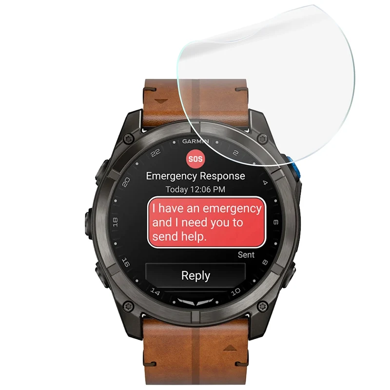 Schutzfolie für den Bildschirm für Garmin D2 Mach 2 Pro, Bizon Watch HydroFlex, 6 Stück