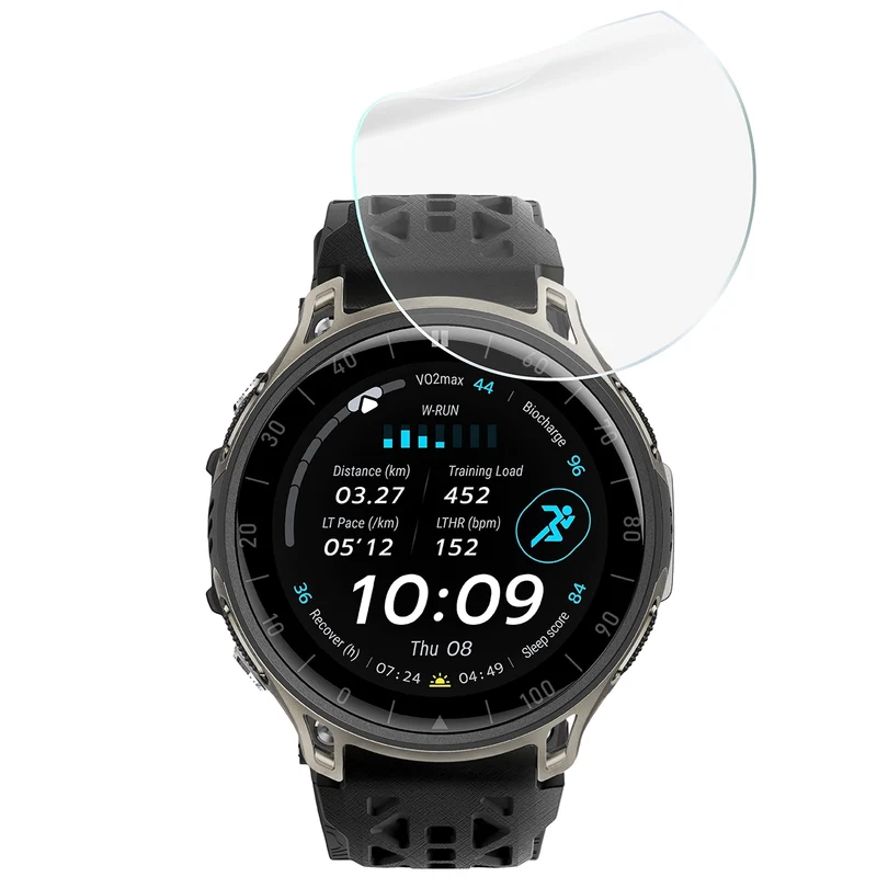 Schutzfolie für den Bildschirm für Amazfit Cheetah 2 Ultra, Bizon Watch HydroFlex, 6 Stück