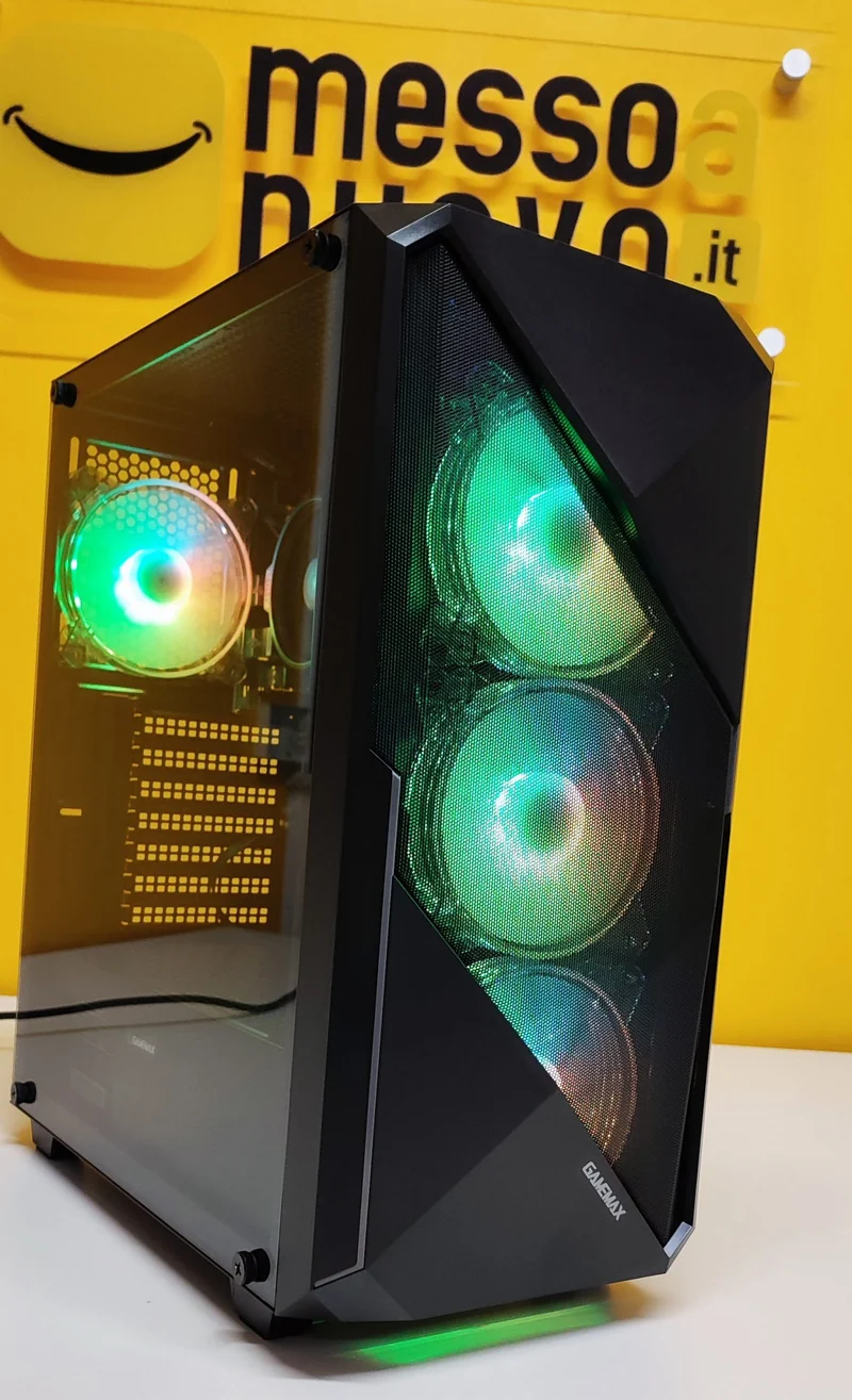 PC da Gaming | AMD Ryzen 5 5600G 4.4Ghz | Ram 16Gb | SSD m.2 nvme 500Gb | Radeon RX Vega 8 | Windows 11 Pro Il PC da gaming perfetto per il FullHD