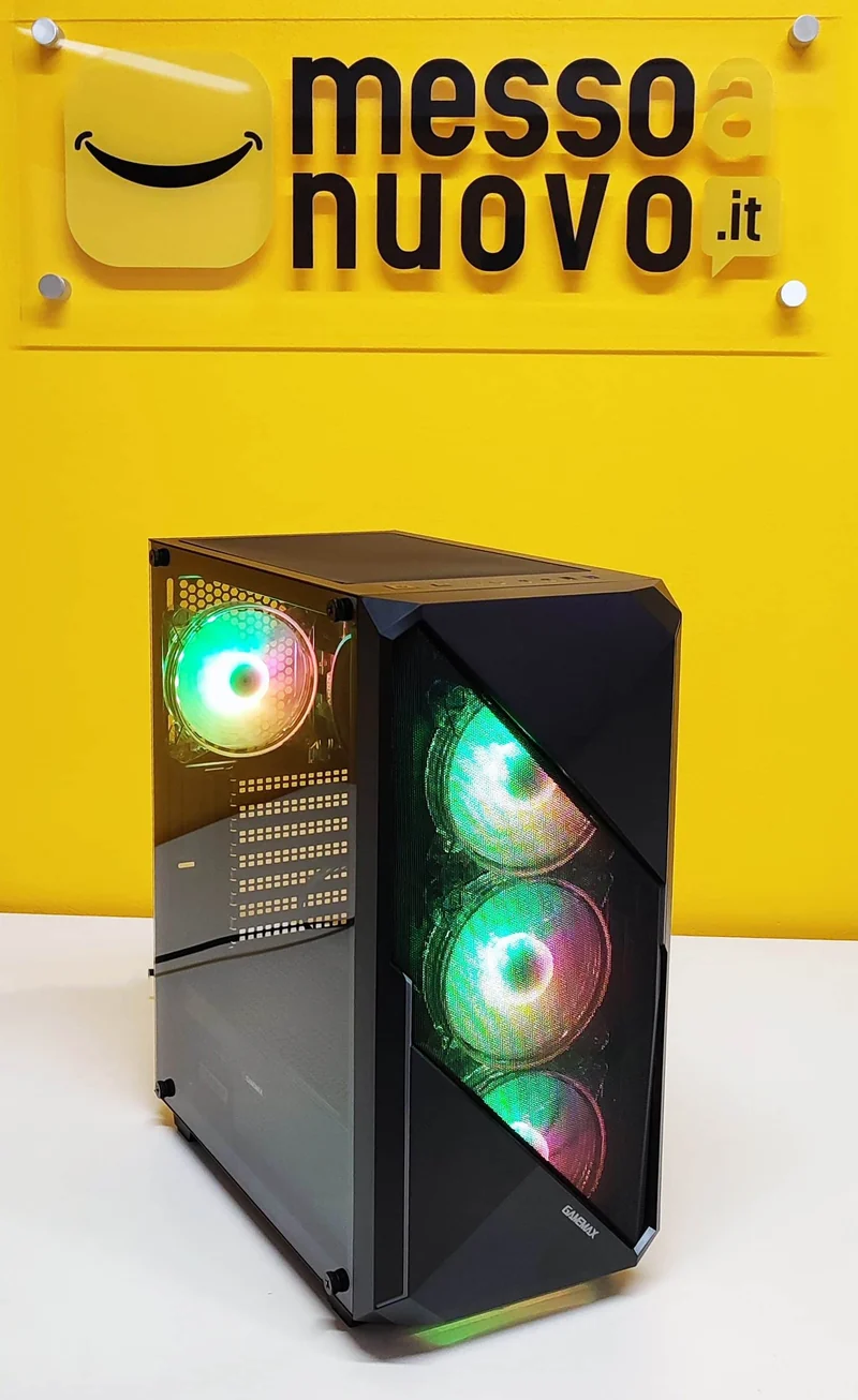 PC da Gaming | AMD Ryzen 5 5600G 4.4Ghz | Ram 16Gb | SSD m.2 nvme 500Gb | Radeon RX Vega 8 | Windows 11 Pro Il PC da gaming perfetto per il FullHD
