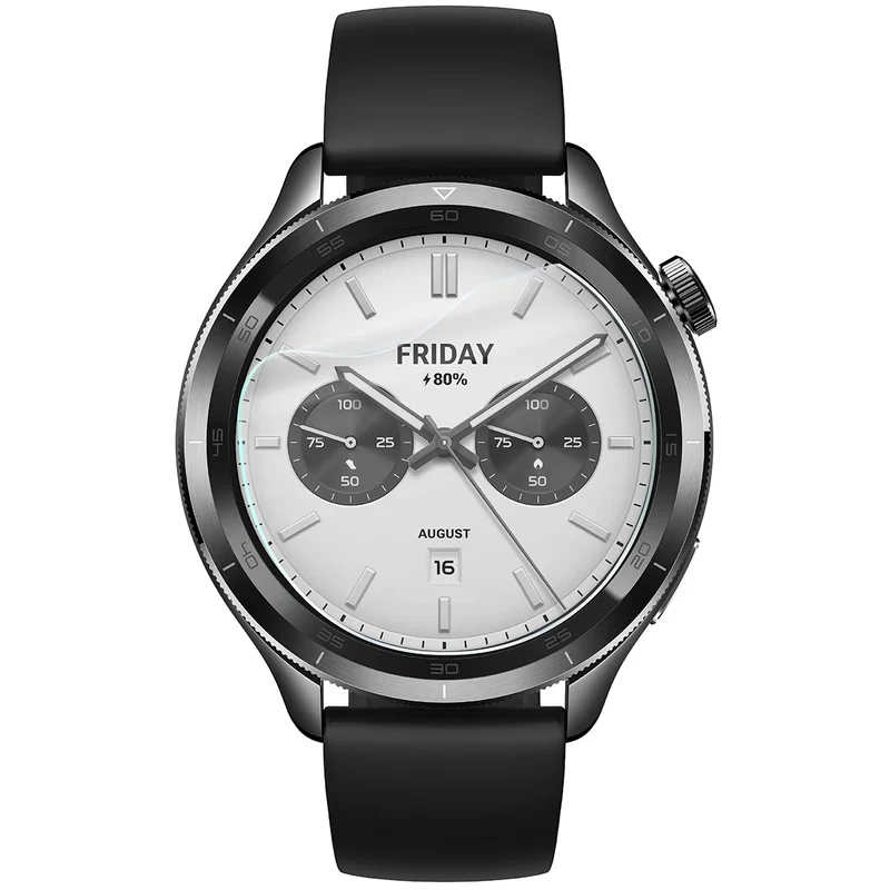 Schutzfolie für den Bildschirm für Xiaomi Watch S4 47 mm, Bizon Watch HydroFlex, 6 Stück