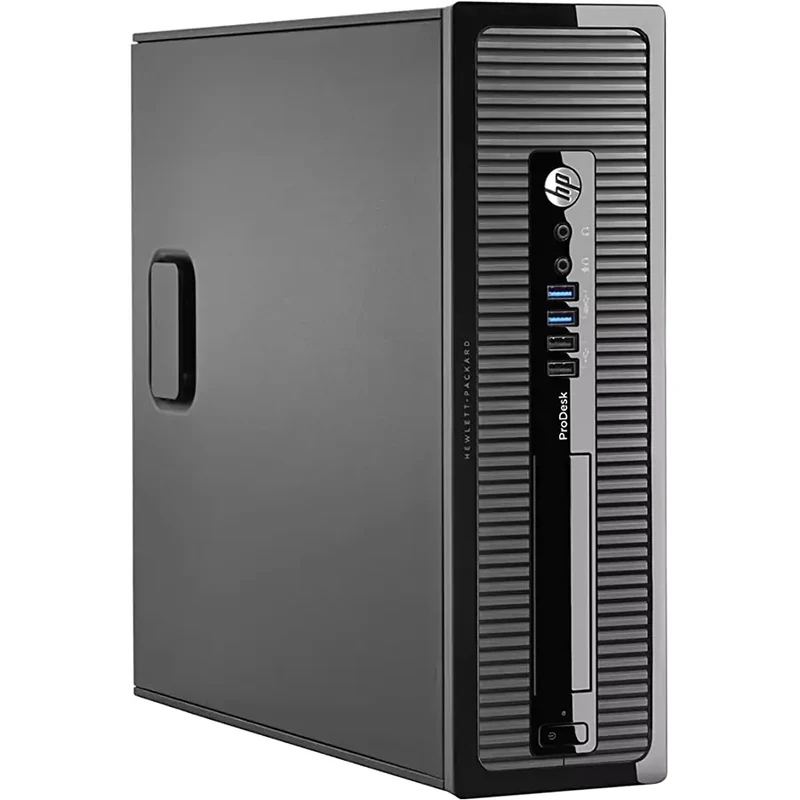 Bundle HP Prodesk 400 g1 Computer Fisso SFF | Intel Core i3-4130 3.4Ghz | Ram 8Gb | SSD 256Gb | Windows 10 Pro Monitor HP E202 LED 20"