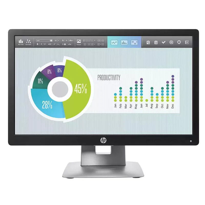 Bundle HP Prodesk 400 g1 Computer Fisso SFF | Intel Core i3-4130 3.4Ghz | Ram 8Gb | SSD 256Gb | Windows 10 Pro Monitor HP E202 LED 20"