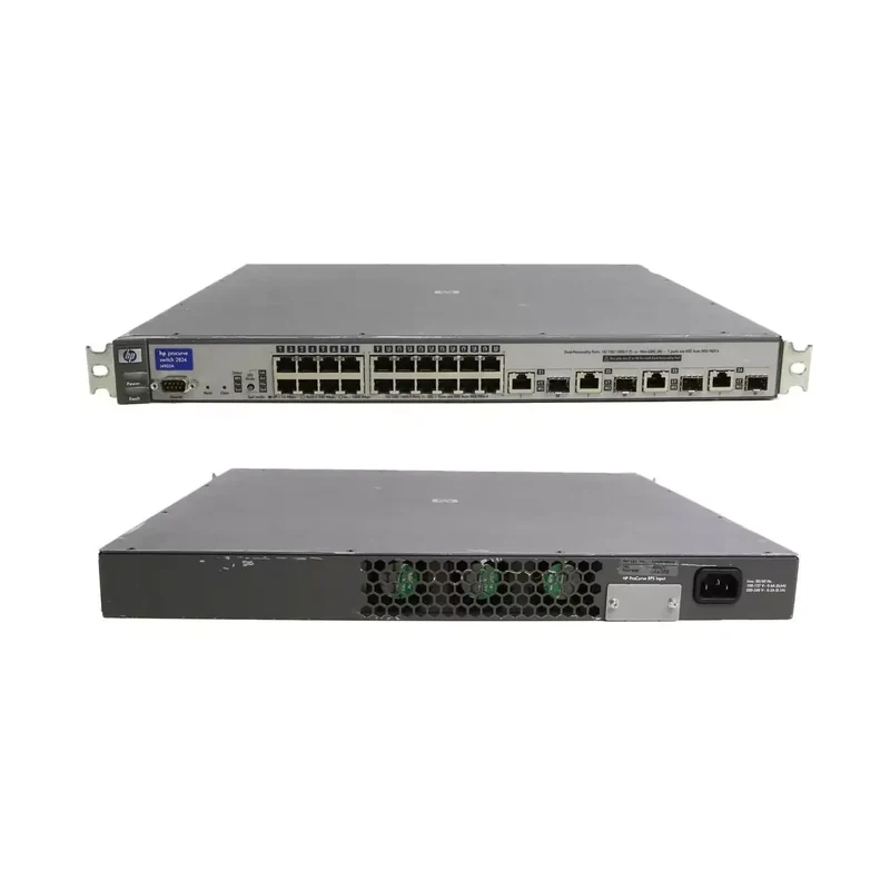 HP ProCurve E2824-48 J4903A Switch 24 porte Ethernet Gigabit (10/100/1000) Managed Montaggio a Rack 1U