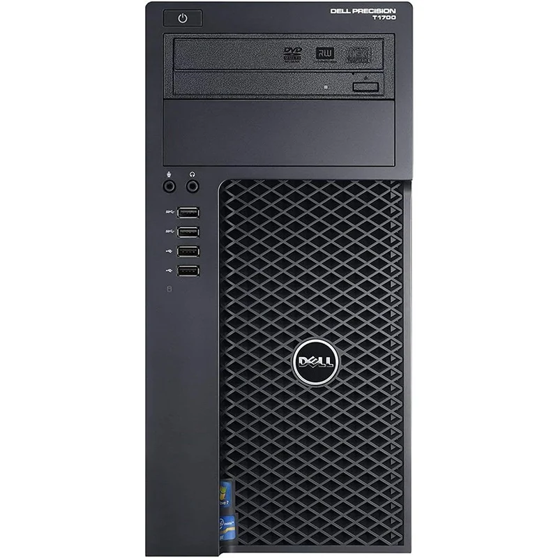 Dell Precision WORKSTATION T1700 MT | Intel Xeon E3-1225 v3 3.2Ghz | 16 GB RAM | SSD 256Gb + 500Gb | Nvidia NVS 510 4x miniDP | Windows 10 Pro