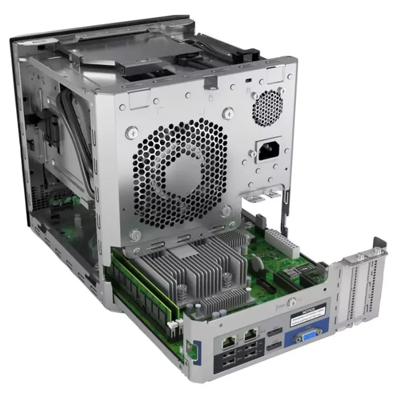 HPE ProLiant Microserver Gen10 | AMD Opteron X3216 1.6Ghz | Ram 8Gb | Raid Controller 4 Bay + ODD | 2 Gigabit | Display Port VGA Perfetto per self hosting