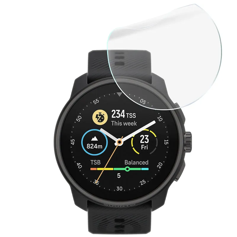 Schutzfolie für den Bildschirm für Suunto Race S, Bizon Watch HydroFlex, 3 Stück