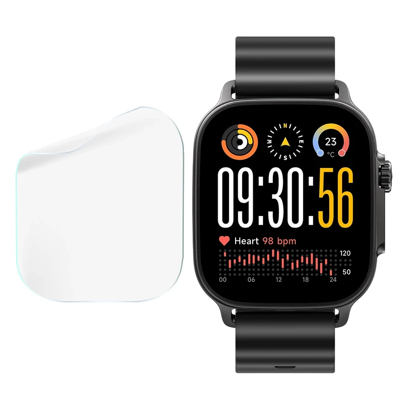 Schutzfolie für den Bildschirm für Realme Watch 5, Bizon Watch HydroFlex, 3 Stück